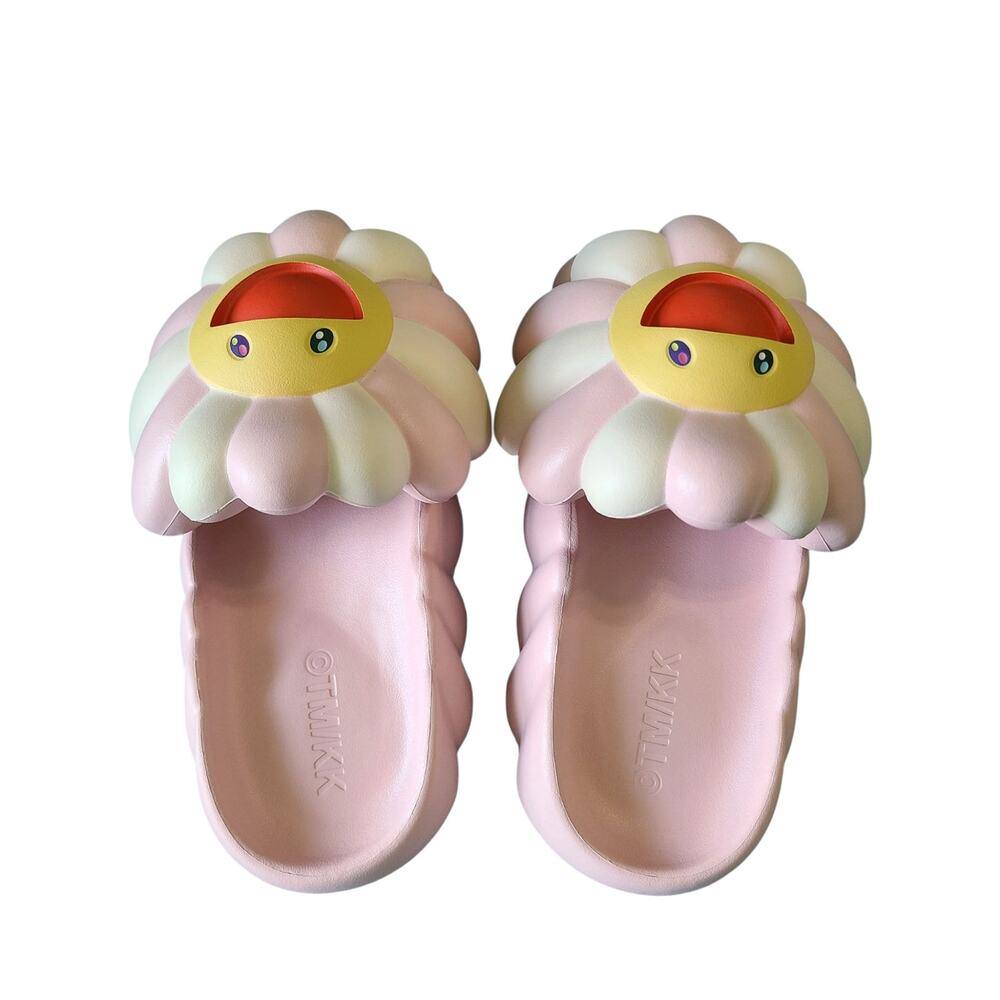 Takashi Murakami Ohana Hatake Full-Bloom Slides Pink US Men 6/Women 7.5-8 - Picture 5 of 9